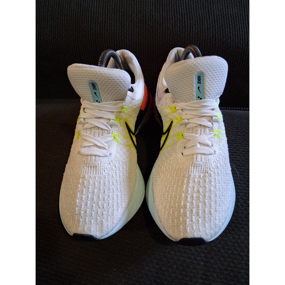 Nike Womens React Infinity Run FK 3 DX3351-100 White Running Shoes Sneakers 9 - Picture 2 of 8